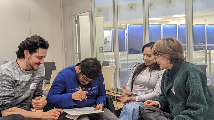 A fun moment during the pub quiz