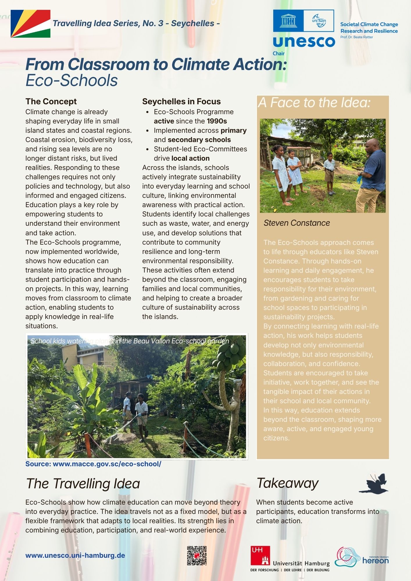 3. ECO-SCHOOL Travelling idea