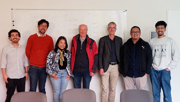 Group with Dr Agie, Helzel representatives and NumGeo members