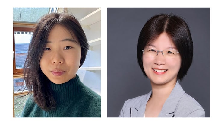 Portrays of Suzy Zhang and Shuyun Zhou