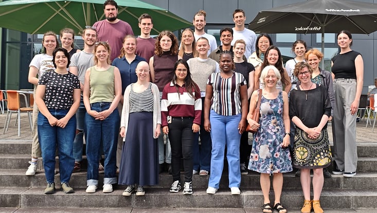 Group photo with members of GRK 2530 and the workshop leaders, Roxane Maranger and Anne McLeod