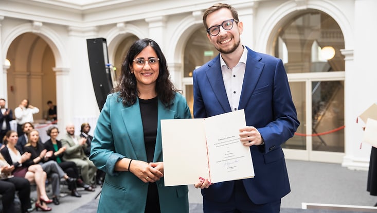Maryam Blumenthal und Dr. Lars Longwitz