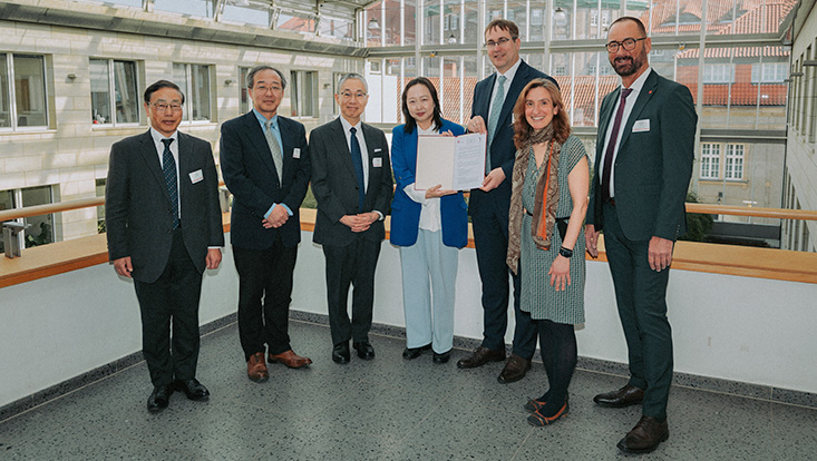 Working visit by the University of Yamanashi, March 9, 2026, University of Hamburg.
