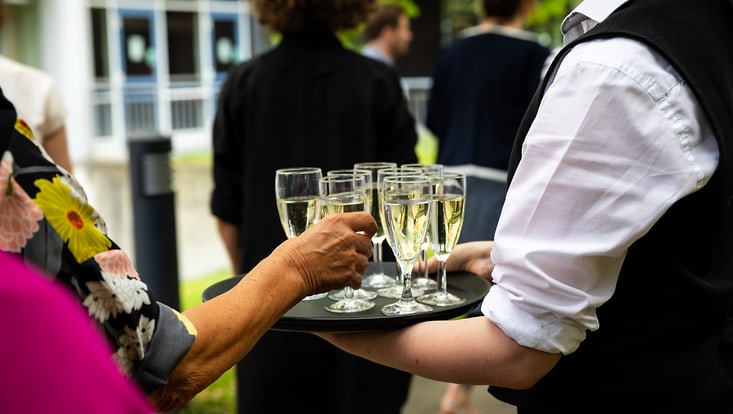 Reception (symbolic picture) Graduation ceremony 2026