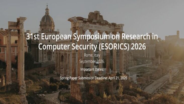 Screenshot of the ESORICS 2026 website
