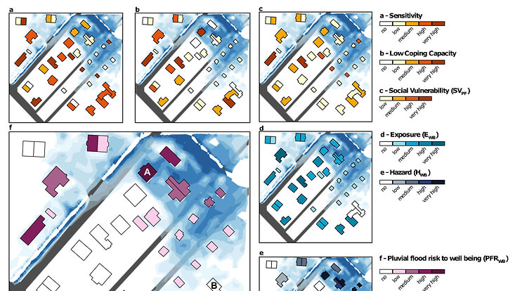 figure 6 Urban pluvial flood risk mapping