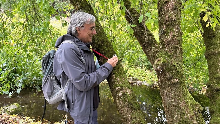Dr. Frank Müller im Botanischen Garten Hamburg