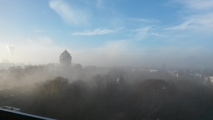 galerie-neu-schroederstift Blick zum Schröderstift am Morgen