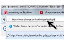 Neue Zoologie Homepage