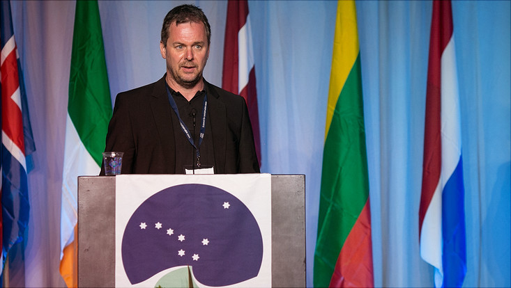 Christian Möllmann bei der Verleihung des Outstanding Achievment Awards des ICES