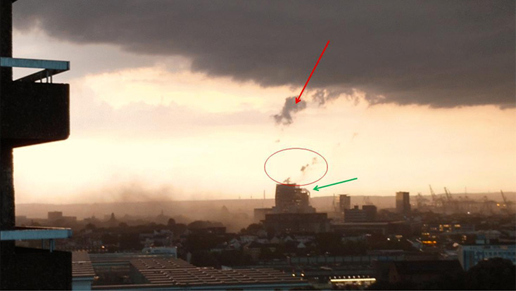 Gab es am 22. Juni 2017 einen Tornado im Stadtgebiet von Hamburg?