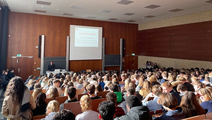 Studenten bei einer Vorlesung