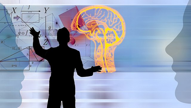 Sketch of brain researcher