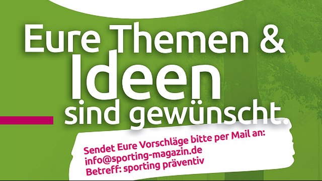 sporting Artikel Titelbild