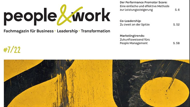 cover people&work magazine