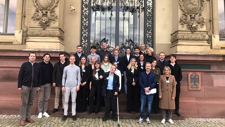 Gruppenbild am Bundesgerichtshof