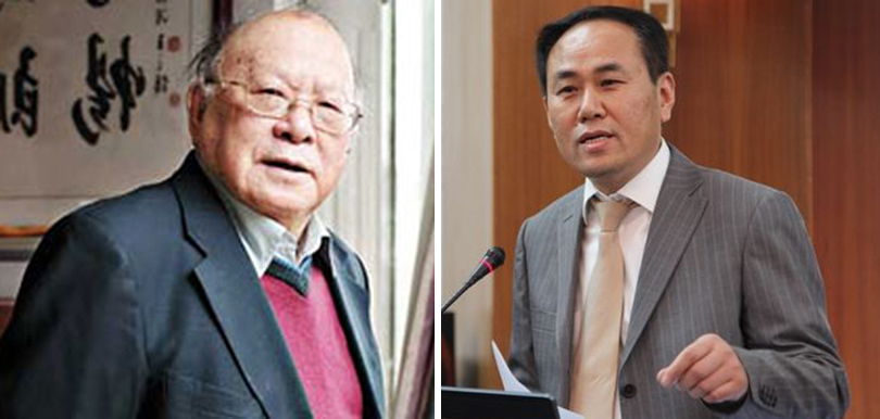 Prof. Jiang Ping and Prof. Zheng Yongliu