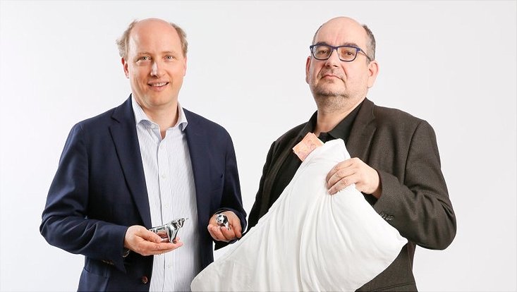 Prof. Drobetz und Prof. Beyer