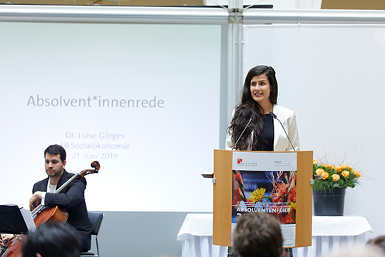 foto5 Die Rede der Absolventin Dr. Luise Görges