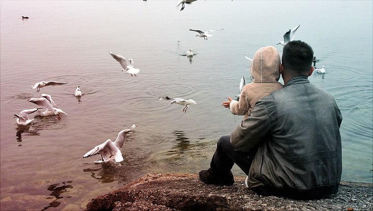 Vater mit Kind