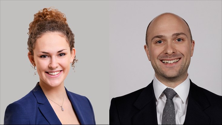 Laura Hesse und René Burfeindt (zwei neue wissenschaftliche Mitarbeitende)