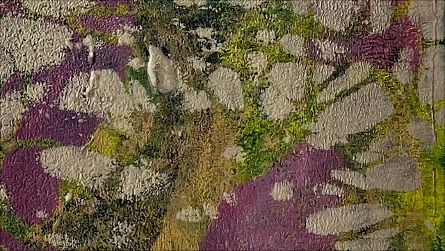 green, violet, white