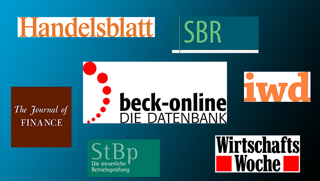 Aktuelle Zeitschriften in der Fachbibliothek Wirtschaftswissenschaften / Current Journals in the Business and Economics Library