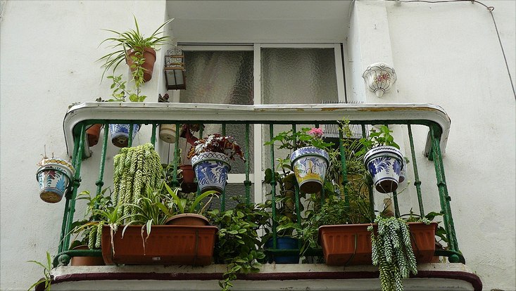 green balcony