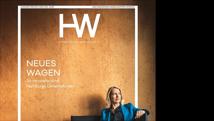 Titelblatt des E-Magazins Hamburger Wirtschaft