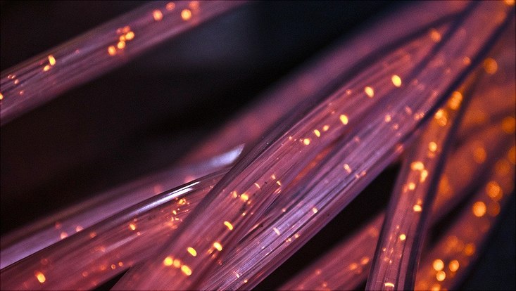 Leuchtende Kabel