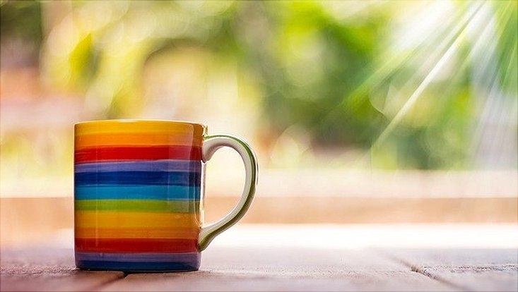 Bunte Tasse