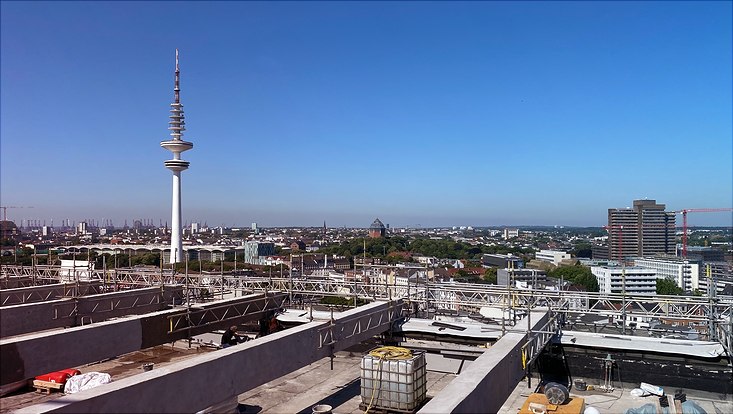 Aussicht vom Dach des Philturms