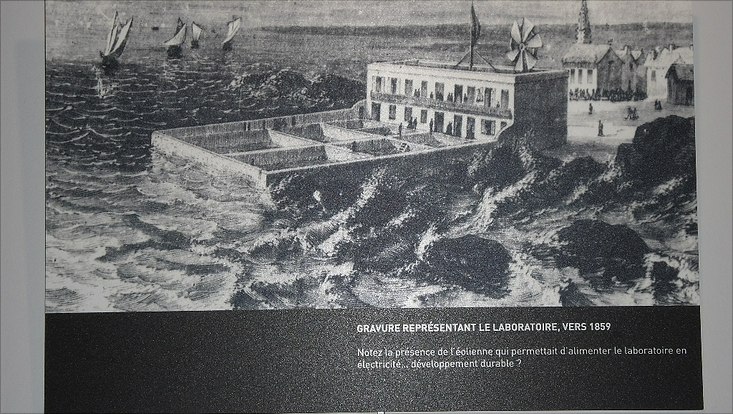 Bild der Marinen Station von 1859