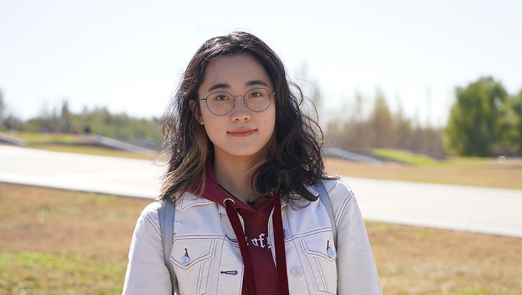 Portraitaufnahme von Yihe Zhou