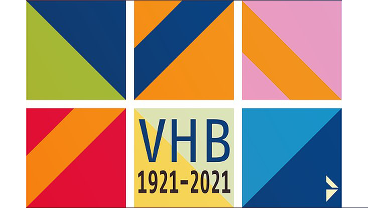 Grafik des VHB zum 100-jährigen Bestehen