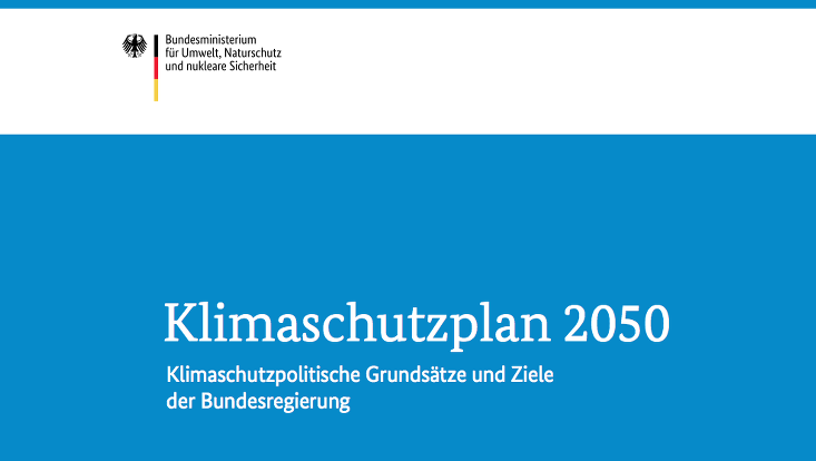 Cover Klimaschutzplan 2050