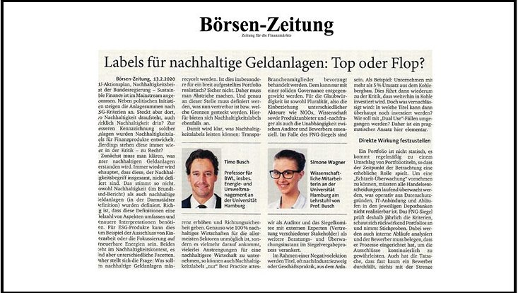 Fotos des Börsen Zeitung Gastbeitrags