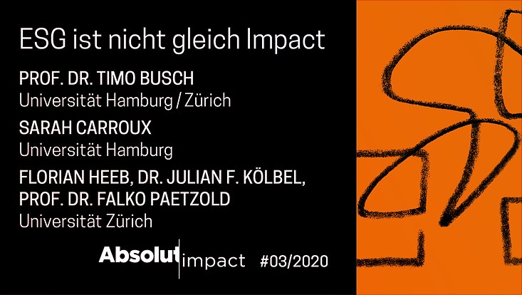 Titelbild des Artikels "ESG ist nicht gleich Impact"