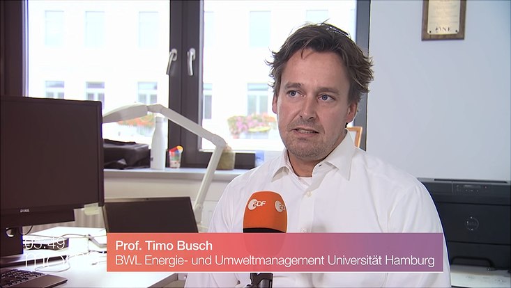 Professor Dr. Timo Busch im Interview mit dem ZDF-Morgenmagazin