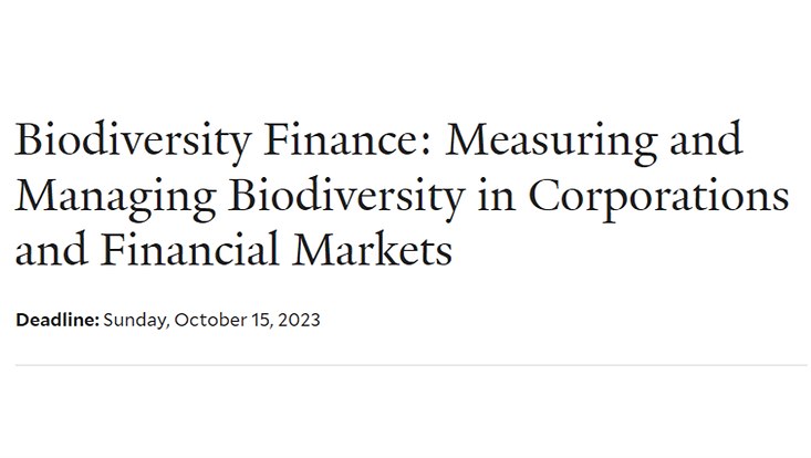 Titel der Special Issue im Journal of Industrial Ecology