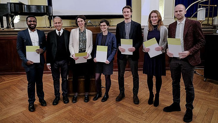 Aufnahme der Young Academy Fellows 2023 bei der Jahresfeier am 17. November 2023