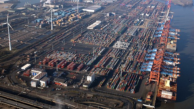 Container Terminal Eurogate in Hamburg
