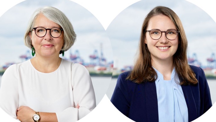 Links im Bild Prof. Dr. Regina Back, Rechts im Bild Dr. Nadine Wisotzki