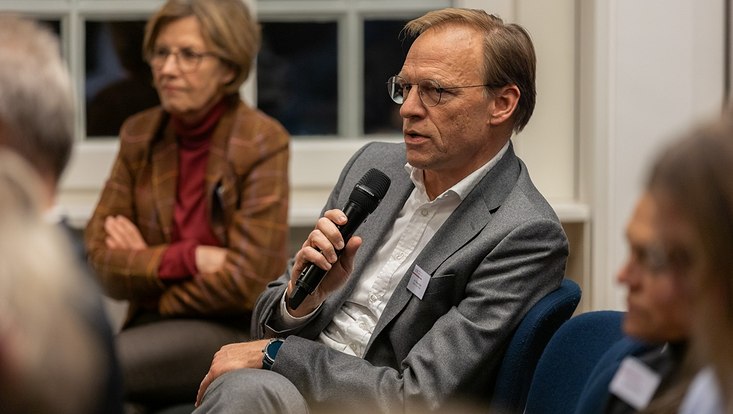 The audience during the discussion