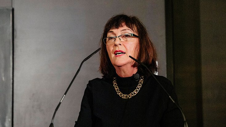 Sonia Mikich spricht an der Universität Hamburg