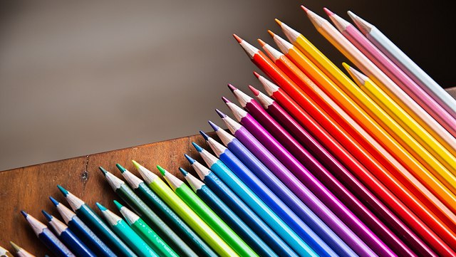 verschiedene Buntstifte