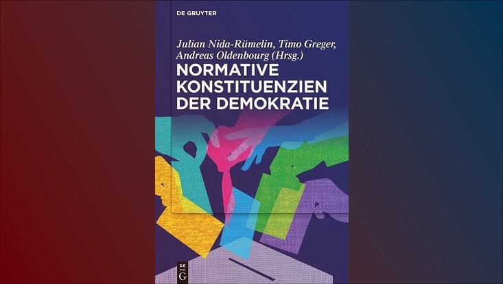 Buchdeckel mit Titel dunkelblau