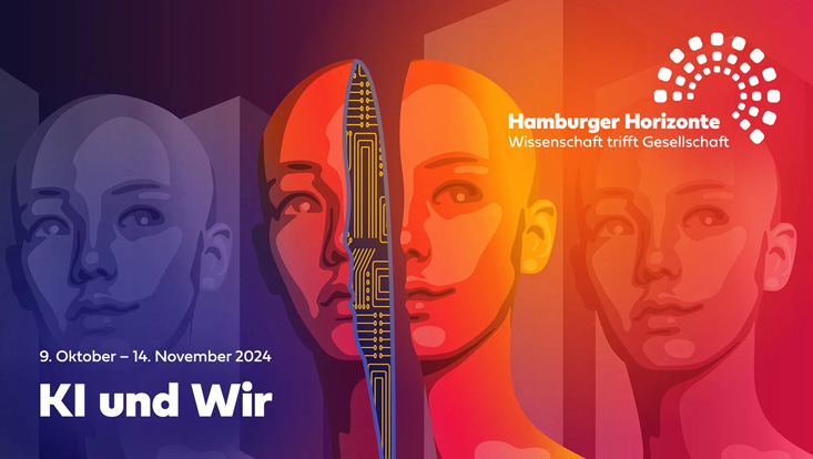 Keyvisual der Veranstaltungsreihe Hamburger Horizonte 2024