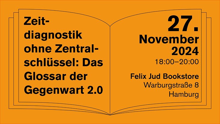 Ausschnitt des Flyers für die Buchdiskussion