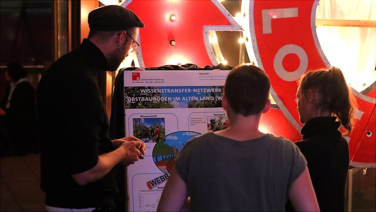 Vorstellung des WEBB-Transferprojekts beim Citizen Science Forum 2024 im JUPITER in Hamburg